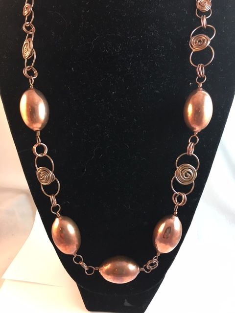 Karen Meador, Ph.D.'s Wire Roses Bracelet - , Contemporary Wire Jewelry, Coiling, Coiling Wire, Wire Coiling, you may want to use a heavier gauge wire.